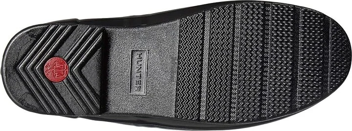 Hunter Refined Gloss Quilt Short Rain Boots Women's Rain Boots Black : 5 M, Rubber - Image 4