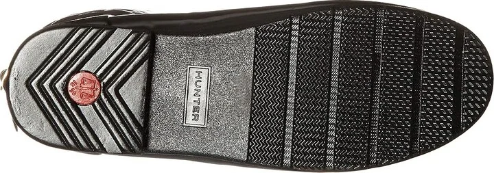 Hunter Refined Gloss Quilt Tall Rain Boots Women's Rain Boots Black : 5 M, Rubber - Image 4