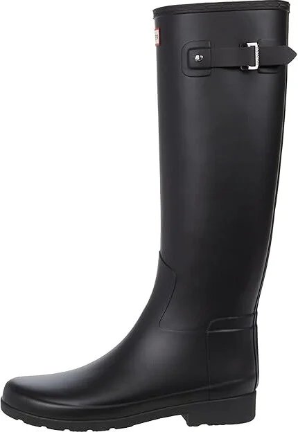 Hunter Refined Tall Women's Shoes Black : 5 M, Rubber - Image 6