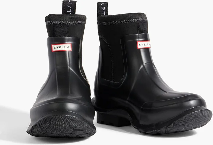 + Hunter rubber and neoprene rain boots - Image 2