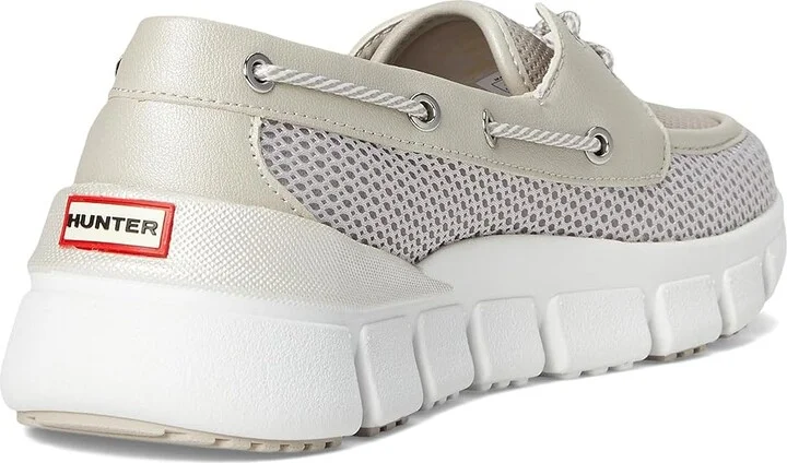 Hunter Sasa Women's Shoes Medium Grey/White : 5 M, Mesh/Synthetic - Image 4