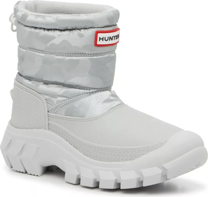 HUNTER Short Camo Waterproof Snow Boot