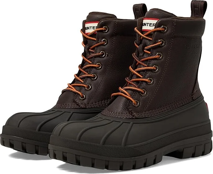 Hunter Southall Men's Rain Boots Dark Gray : 7 D - Medium, Rubber