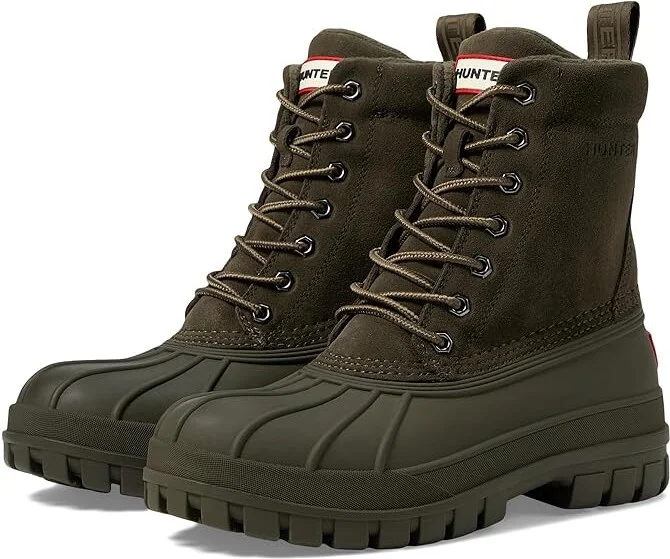 Hunter Southall Men's Rain Boots Medium Green : 12 D - Medium, Rubber