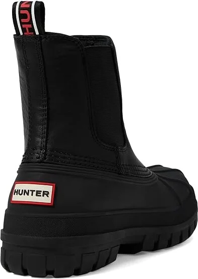 Hunter Suffolk Men's Rain Boots Black 1 : 13 D - Medium, Rubber - Image 4