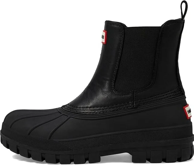 Hunter Suffolk Men's Rain Boots Black 1 : 13 D - Medium, Rubber - Image 5