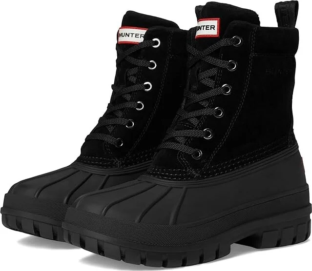 Hunter Sussex Women's Rain Boots Black : 8 M, Rubber/Synthetic