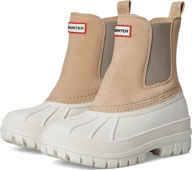 Hunter Sutton Women's Rain Boots Ivory : 6 M, Rubber