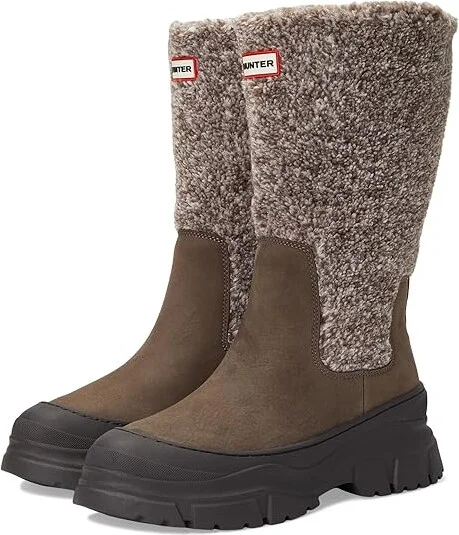Hunter Tisha Women's Rain Boots Medium Gray : 6 M, Rubber