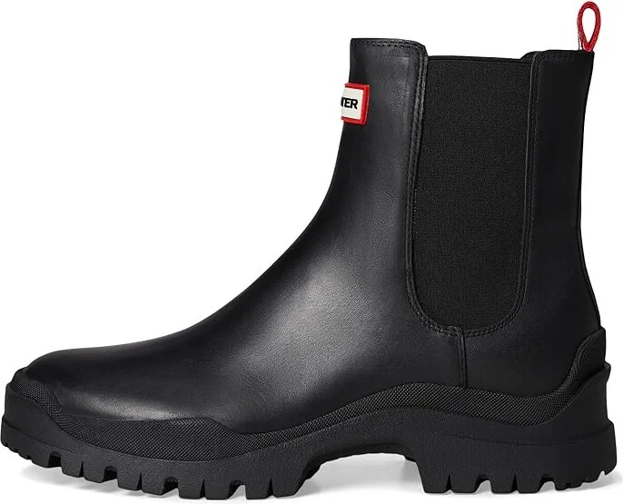 Hunter Winica Women's Rain Boots Black : 5 M, Leather/Rubber - Image 6