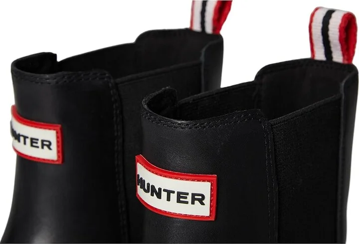 Hunter Winica Women's Rain Boots Black : 5 M, Leather/Rubber - Image 7