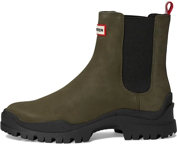 Hunter Winica Women's Rain Boots Medium Green : 5 M, Leather/Rubber - Image 6