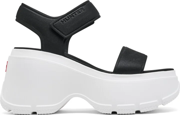 Hunter Women's Abel Square Toe Wedge Casual Sandals from Finish Line - Image 7