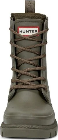 Hunter Women's Diana Waterproof Lace-Up Rain Boots BLK- - Image 3