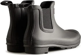 Hunter Womens Original Waterproof Chelsea Boot BLK- - Image 5