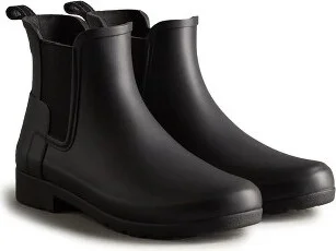 Hunter Women's Refined Slim Fit Chelsea Boots BLK-