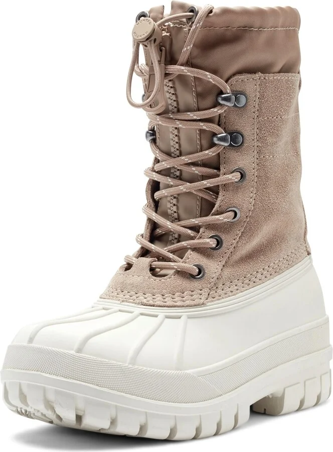 Ivory/Beige Suede