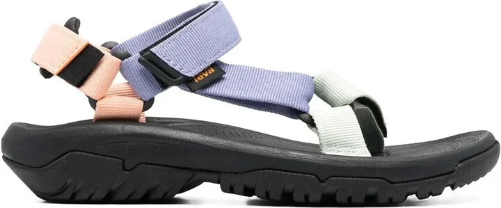 Hurricane colour-block sandals