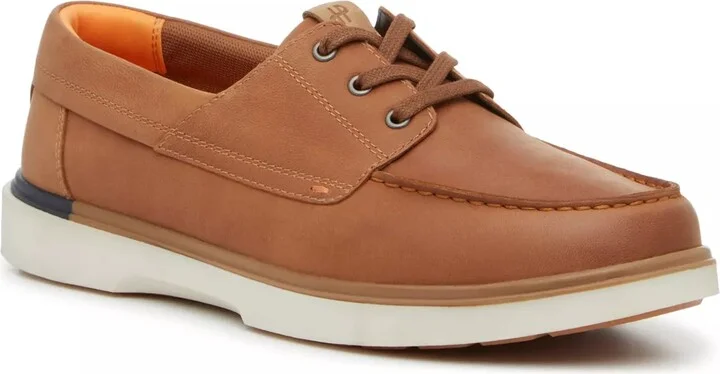 Hush Puppies Wide Width Leo Boat Shoe