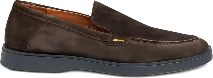Hutching suede slip-on loafers