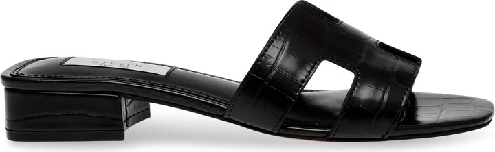 Hutchy Croc Embossed Sandal - Image 5