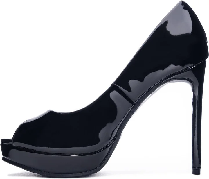 Huxley Peep Toe Platform Pump - Image 5
