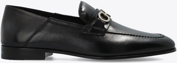 Hybrid Gancini-Buckle Loafers