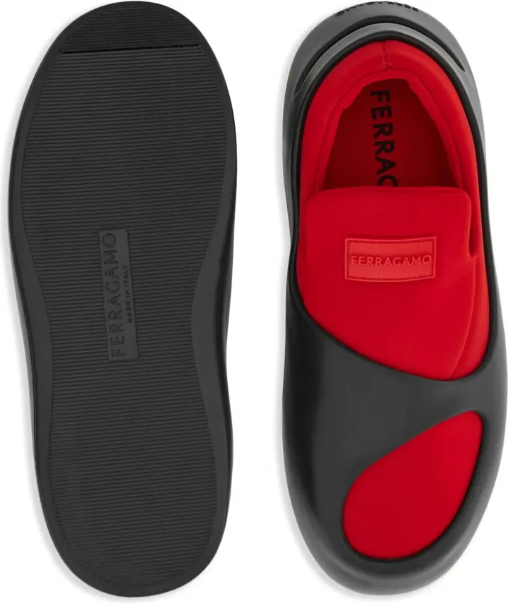 Hybrid logo-patch panelled sneakers - Image 5