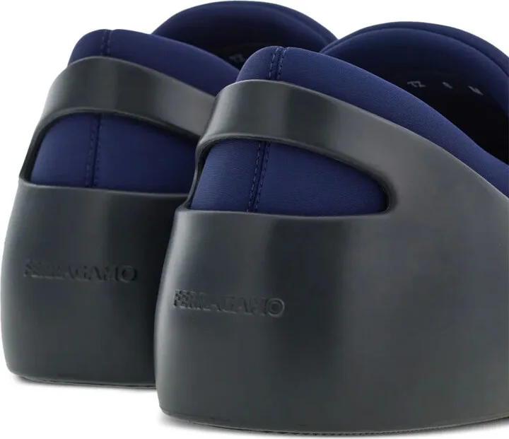 Hybrid logo-patch slip-on sneakers - Image 3
