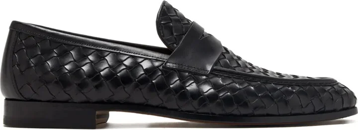 Hyde woven leather loafers