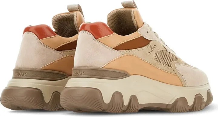 Hyperactive panelled leather sneakers - Image 3
