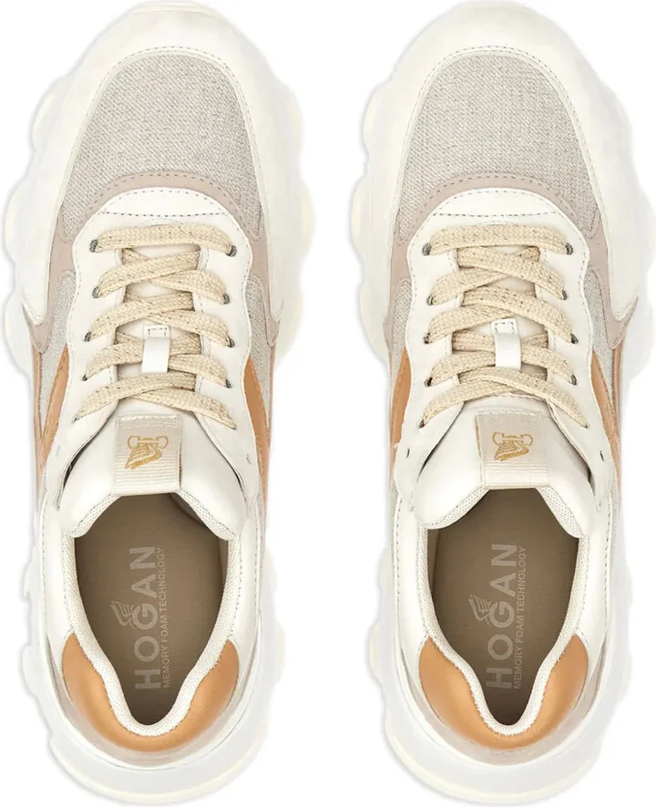 Hyperactive panelled suede sneakers - Image 4