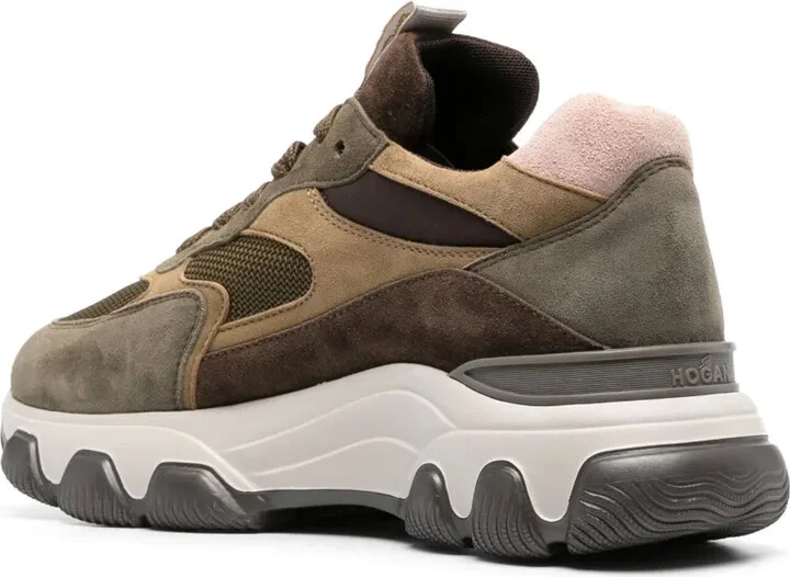 Hyperactive panelled suede sneakers - Image 3