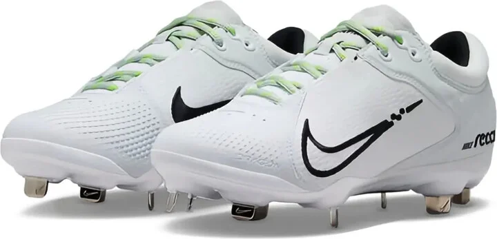 Hyperdiamond 4 Elite "White/Black/Photon Dust/Volt" softball cleats - Image 2
