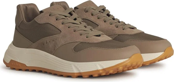 'hyperlight' Beige Leather Sneakers - Image 2