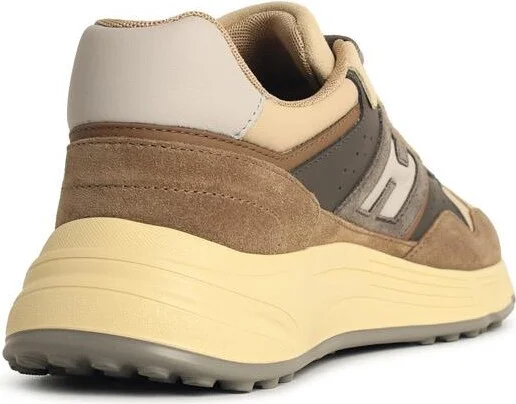 'hyperlight' Brown Leather Sneakers - Image 3