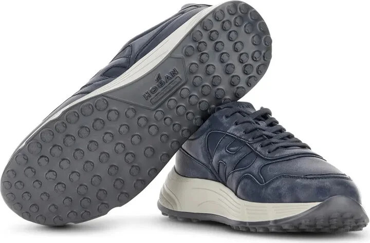 Hyperlight distressed leather sneakers - Image 4