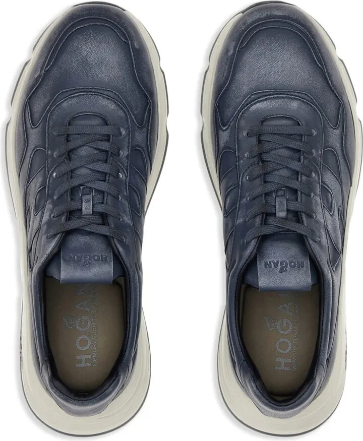 Hyperlight distressed leather sneakers - Image 5