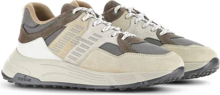 Hyperlight lace-up panelled sneakers - Image 2