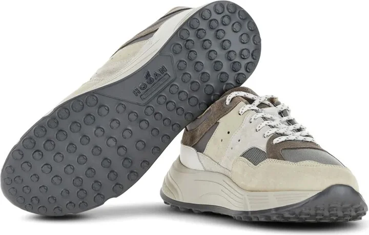 Hyperlight lace-up panelled sneakers - Image 4