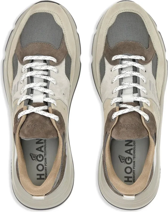 Hyperlight lace-up panelled sneakers - Image 5