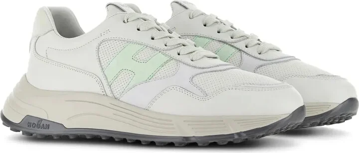 Hyperlight leather panelled sneakers - Image 2