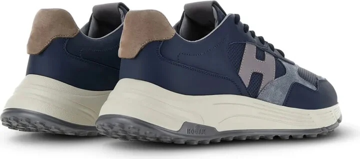 Hyperlight panelled leather sneakers - Image 3