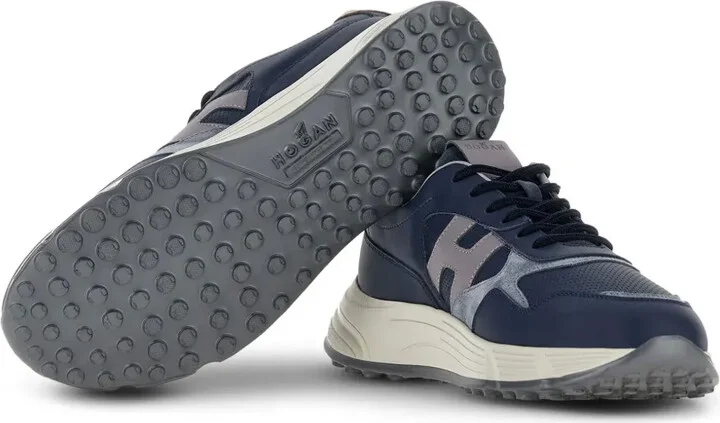 Hyperlight panelled leather sneakers - Image 4