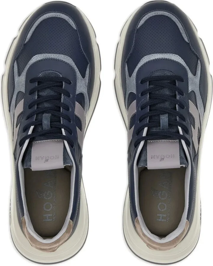 Hyperlight panelled leather sneakers - Image 5