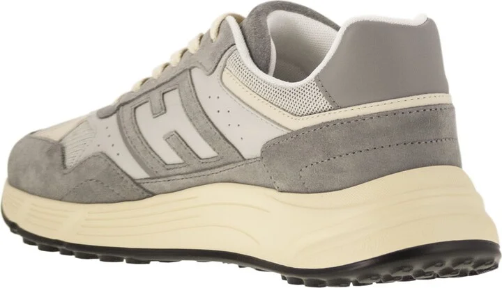 Hyperlight - Suede And Canvas Sneakers - Image 3