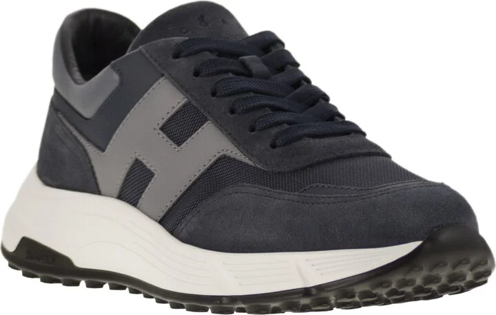 Hyperlight - Suede And Canvas Sneakers - Image 2