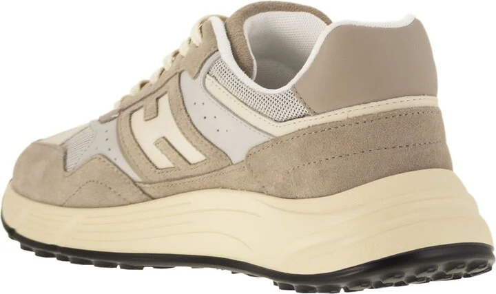 Hyperlight - Suede And Canvas Sneakers - Image 3