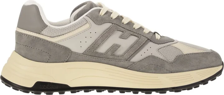 Hyperlight - Suede And Canvas Sneakers