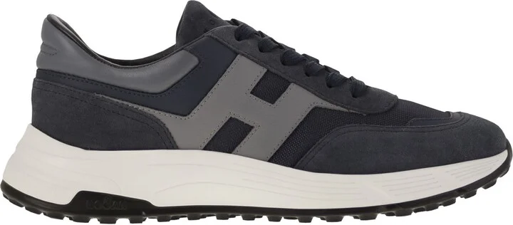 Hyperlight - Suede And Canvas Sneakers